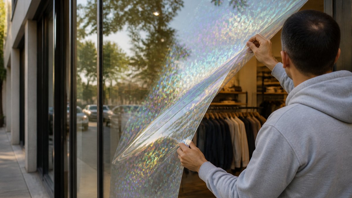 Best Holographic Vinyl for Window Displays