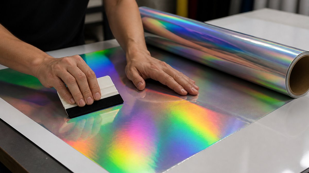 How to Apply Holographic Adhesive Vinyl