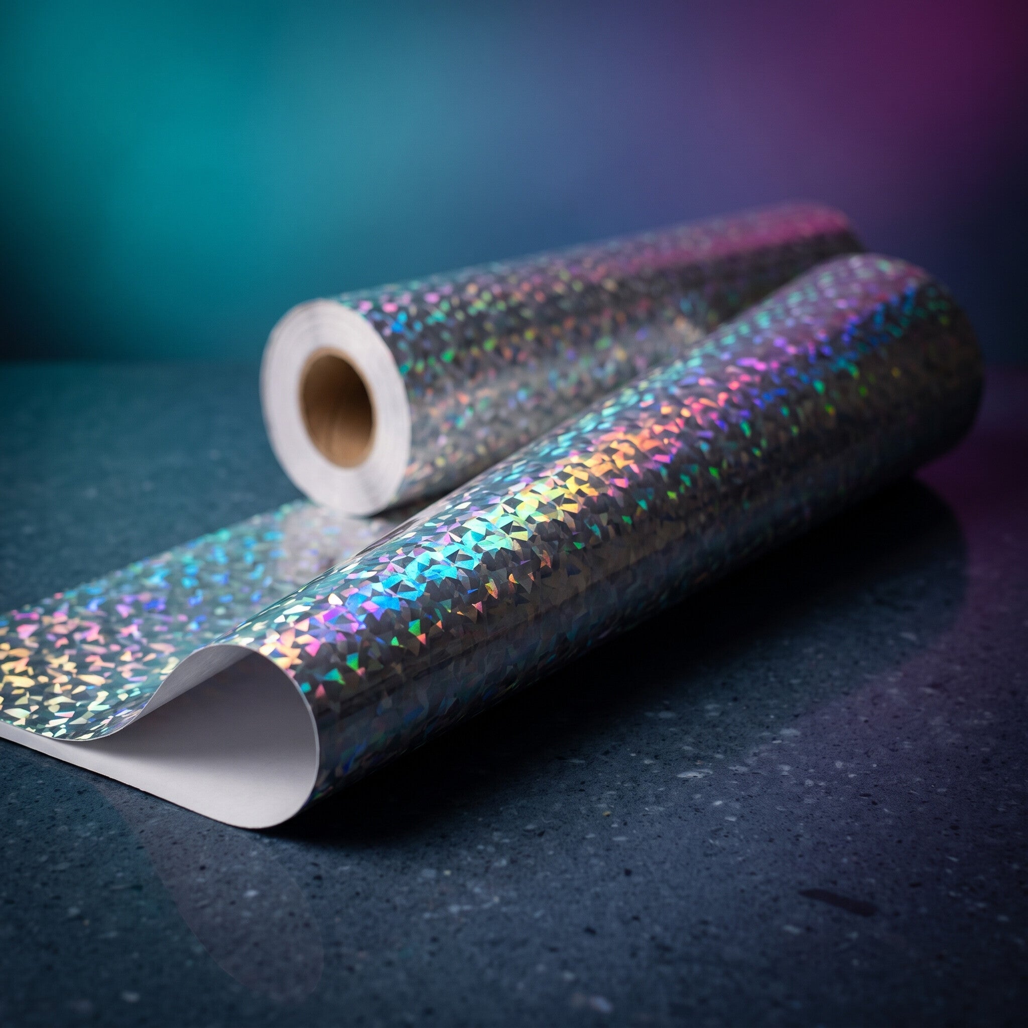 Smashed Glass Holographic